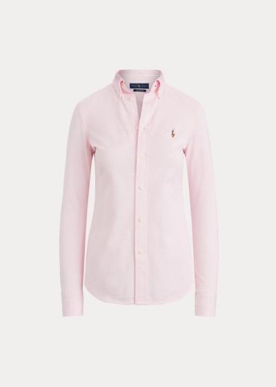 Women's Polo Ralph Lauren Knit Cotton Oxford Shirt | 671340XGR